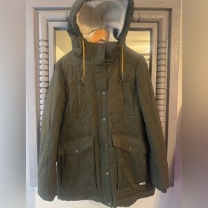 Hunter Quilted Sherpa-Lined Hooded Jacket | Women’s Medium